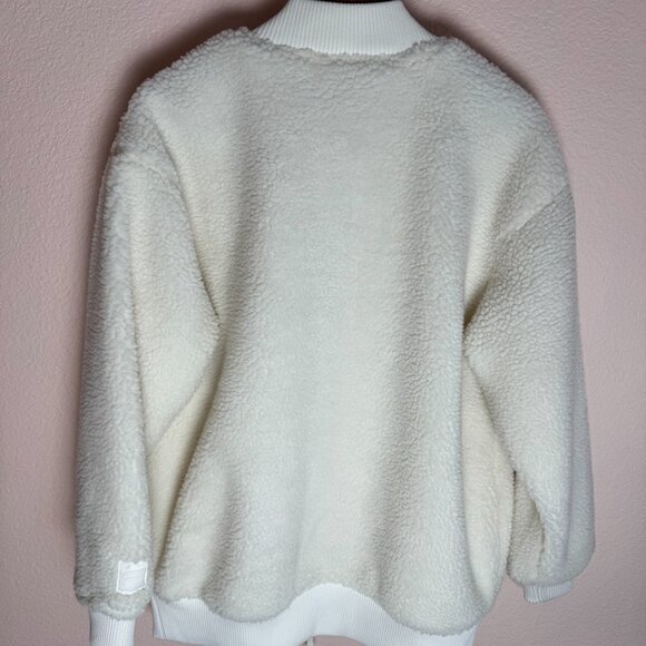 Teddy Oversized Bomber Jacket Size: S NWOT - Picture 6 of 11